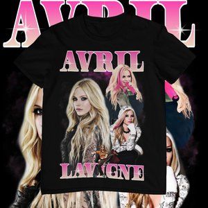 Avril Lavigne | | Graphic T-shirt | Custom Made | Bootleg | Cotton Tee | Black